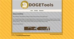 Desktop Screenshot of dogetools.com